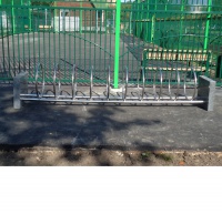 вп-17-2 велопарковка из камня и металла кольца