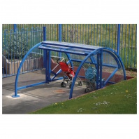 парковка для детских колясок закрываемая