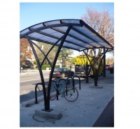 крытая велопарковка фонарь