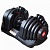 регулируемая гантель 40кг optima fitness