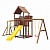 детский городок jungle gym jungle palace + swing x'tra + рукоход